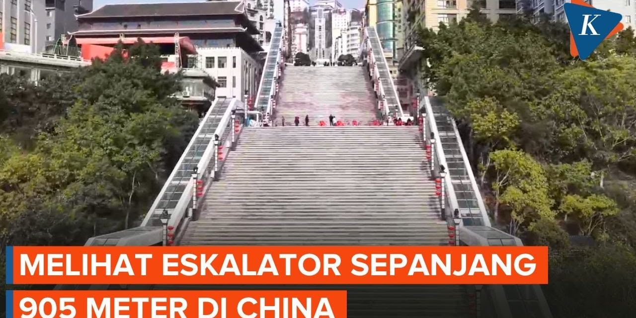 Ikon Baru Chongqing: Eskalator Dewi Wushan Resmi Uji Coba