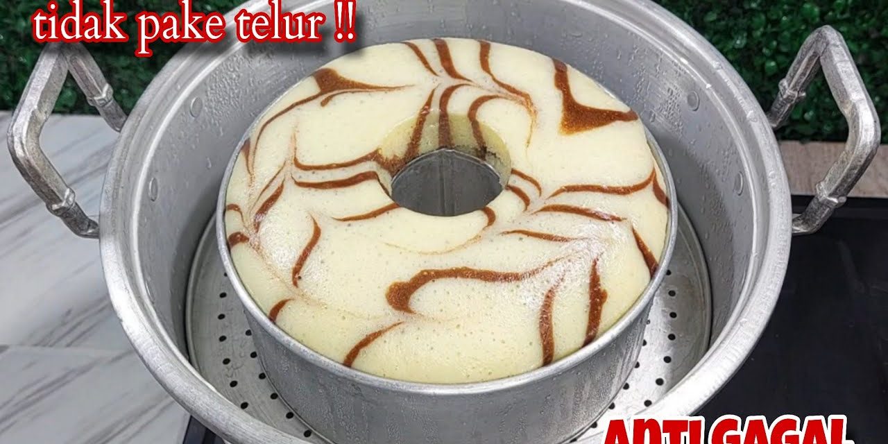 Kue Kukus Tepung Tapioka Tanpa Telur, Lembut Dan Tidak Bantat