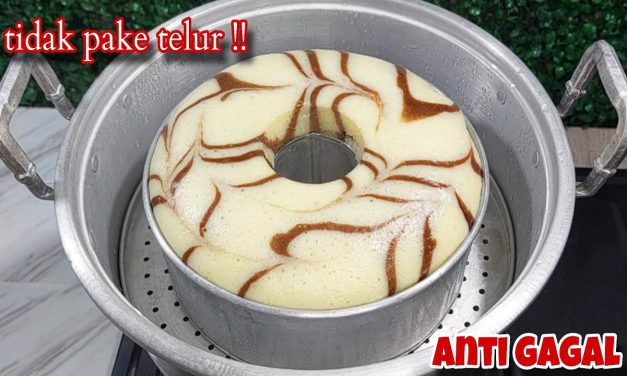 Kue Kukus Tepung Tapioka Tanpa Telur, Lembut Dan Tidak Bantat
