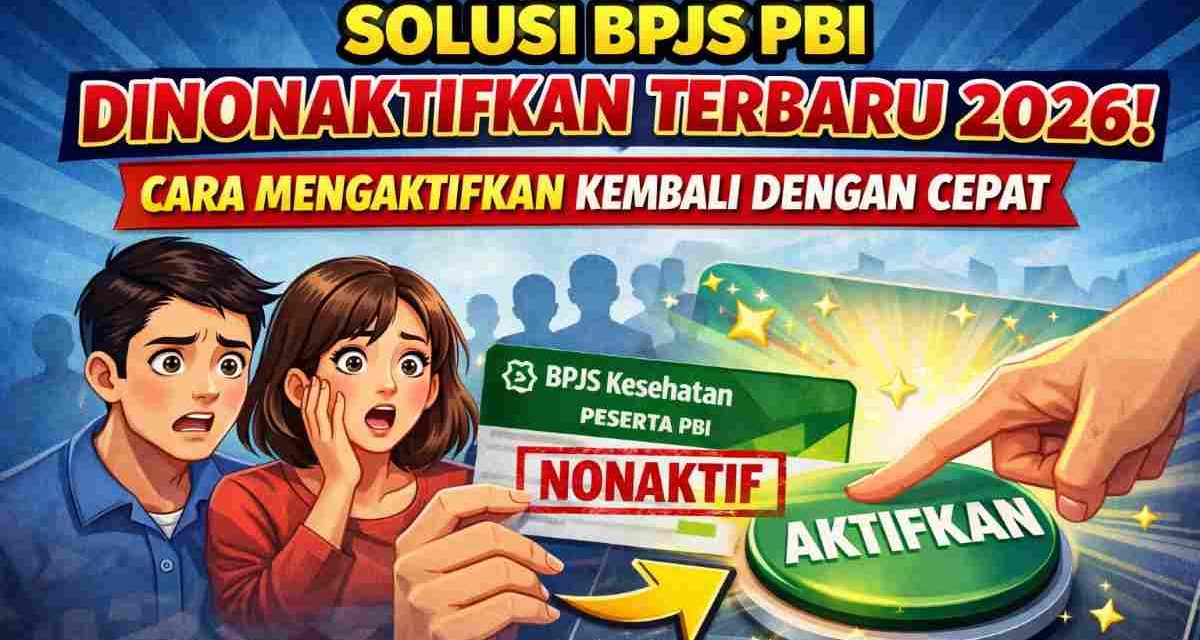 Cara Mudah Mengaktifkan Kembali BPJS PBI Yang Di Nonaktifkan