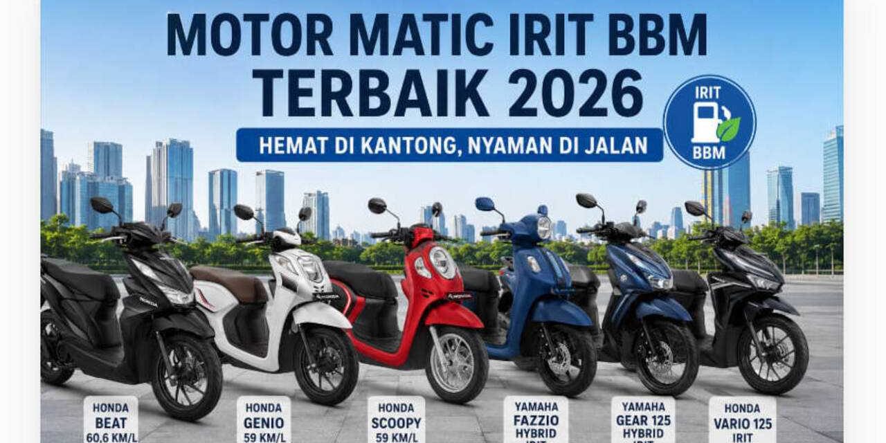 Merek Motor Matic Yang Hemat Bensin Di 2026, Scoppy Bagus?