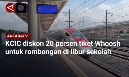 Diskon Tiket Whoosh Khusus Untuk Penumpang Rombongan