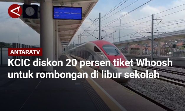 Diskon Tiket Whoosh Khusus Untuk Penumpang Rombongan