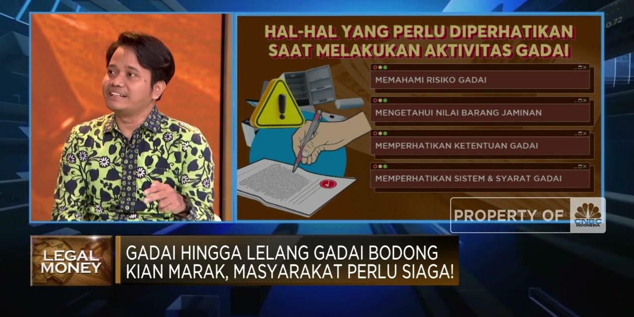 Gadai Ilegal Marak, Bunga Mencekik & Barang Jaminan Terancam