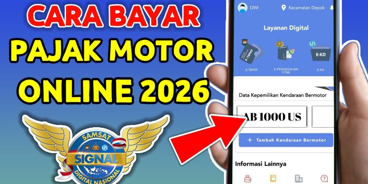 Bayar Pajak Motor 2026: Mudah Dan Tanpa Antre Lewat HP!
