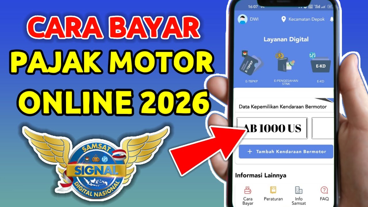 Bayar Pajak Motor 2026